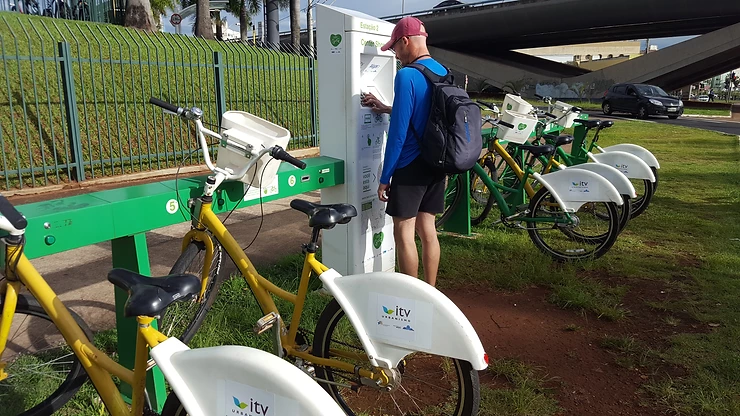 Viagens em bicicletas compartilhadas  aumentaram 180% em Uberlândia